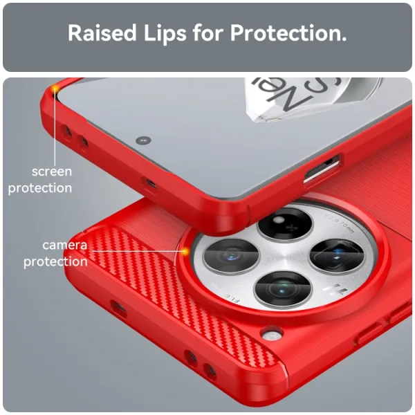 FLEXI TPU Ochranný kryt OnePlus 12 červený