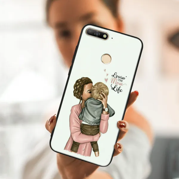 MY ART Ochranný kryt pre Huawei Y6 Prime 2018 MOM LIFE (118)