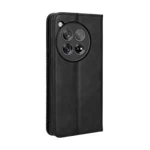 BUSINESS Peňaženkový kryt pre OnePlus 12R čierny