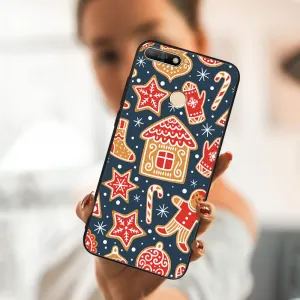 MY ART Kryt s vianočným dizajnom Huawei Y6 Prime 2018 CHRISTMAS (069)