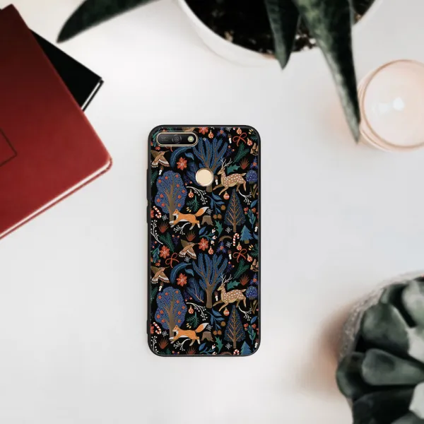 MY ART Kryt s vianočným dizajnom Huawei Y6 Prime 2018 WINTER (071)