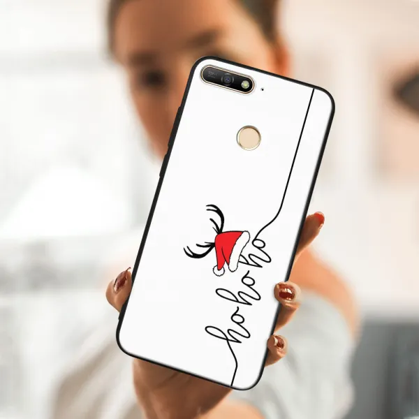 MY ART Kryt s vianočným dizajnom Huawei Y6 Prime 2018 HOHOHO (073)