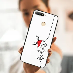 MY ART Kryt s vianočným dizajnom Huawei Y6 Prime 2018 HOHOHO (073)