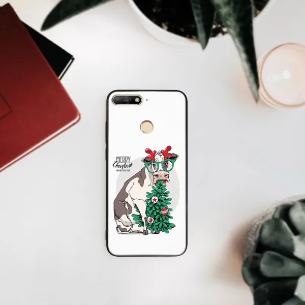 MY ART Kryt s vianočným dizajnom Huawei Y6 Prime 2018 MERRY CHRISTMAS (074)