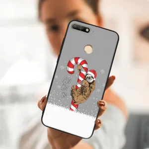 MY ART Kryt s vianočným dizajnom Huawei Y6 Prime 2018 CANDY (076)
