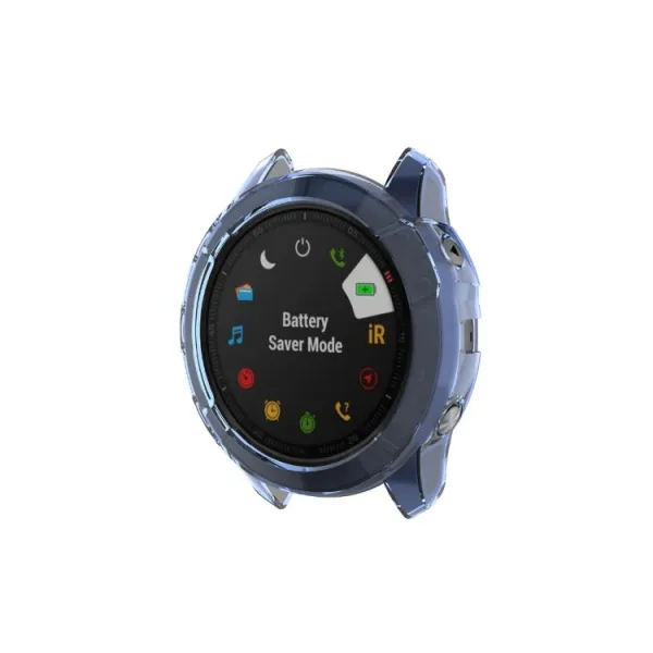 TPU HALF COVER Kryt pre Garmin Fenix 6X / 6X Pro modrý