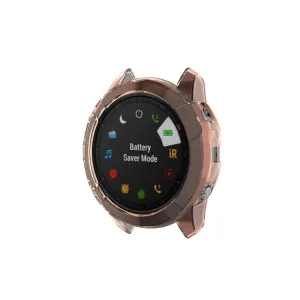 TPU HALF COVER Kryt pre Garmin Fenix 6X / 6X Pro oranžový