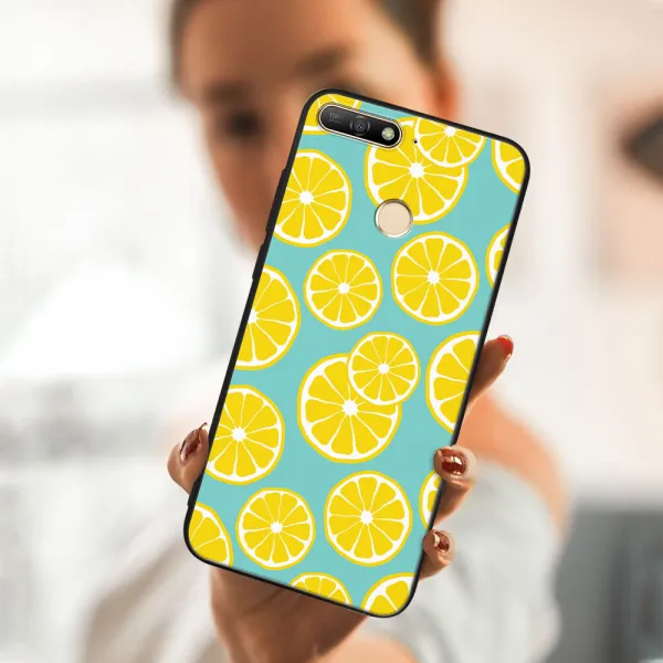 MY ART Ochranný kryt pre Huawei Y6 Prime 2018 LEMON (121)