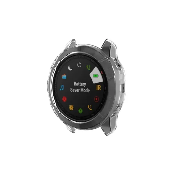 TPU HALF COVER Kryt pre Garmin Fenix 6X / 6X Pro priehľadný