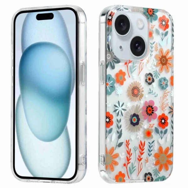 BLOOM Ochranný kryt pre Apple iPhone 15 FLORAL
