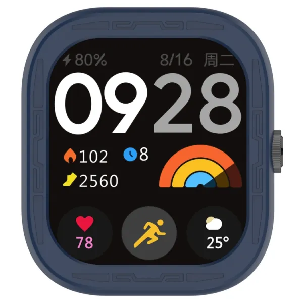 TPU HALF COVER Kryt pre Redmi Watch 4 modrý