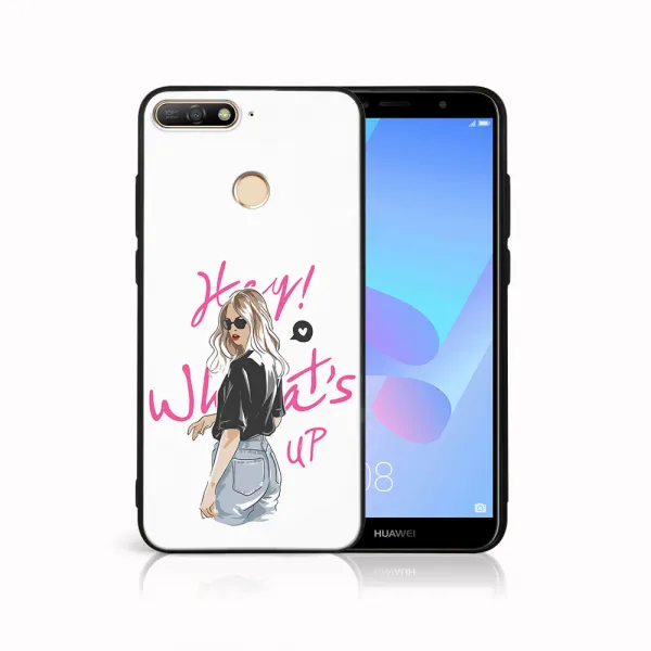 MY ART Ochranný kryt pre Huawei Y6 Prime 2018 WHATSUP (132)