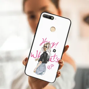 MY ART Ochranný kryt pre Huawei Y6 Prime 2018 WHATSUP (132)