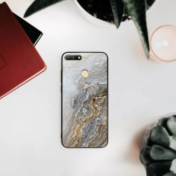 MY ART Ochranný kryt pre Huawei Y6 Prime 2018 BEIGE (151)