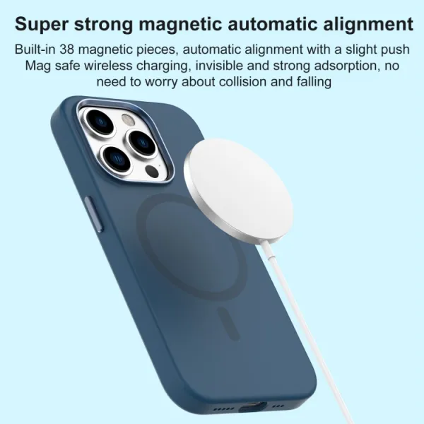 MUTURAL SILICONE MAGSAFE Ochranný kryt Apple iPhone 15 Pro Max ružový