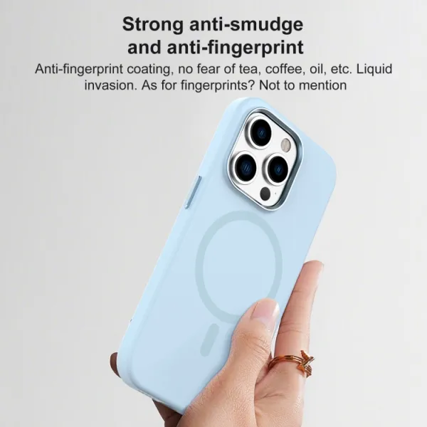 MUTURAL SILICONE MAGSAFE Ochranný kryt Apple iPhone 15 Pro Max ružový