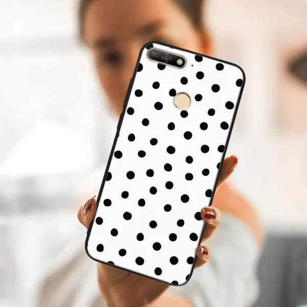 MY ART Ochranný kryt pre Huawei Y6 Prime 2018 DOTS (168)