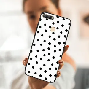 MY ART Ochranný kryt pre Huawei Y6 Prime 2018 DOTS (168)