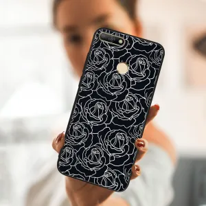 MY ART Ochranný kryt pre Huawei Y6 Prime 2018 ROSES (172)