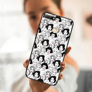 MY ART Ochranný kryt pre Huawei Y6 Prime 2018 LIPSTICK (174)