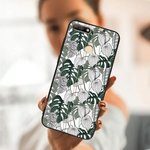 MY ART Ochranný kryt pre Huawei Y6 Prime 2018 LEAF (175)