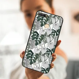 MY ART Ochranný kryt pre Huawei Y6 Prime 2018 LEAF (175)