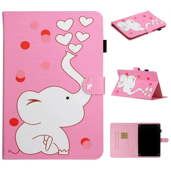 ART Zaklápacie puzdro pre tablet s uhlopriečkou 8" ELEPHANT