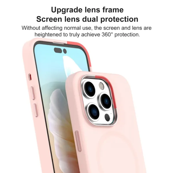 MUTURAL SILICONE MAGSAFE Ochranný kryt Apple iPhone 15 Pro tmavomodrý
