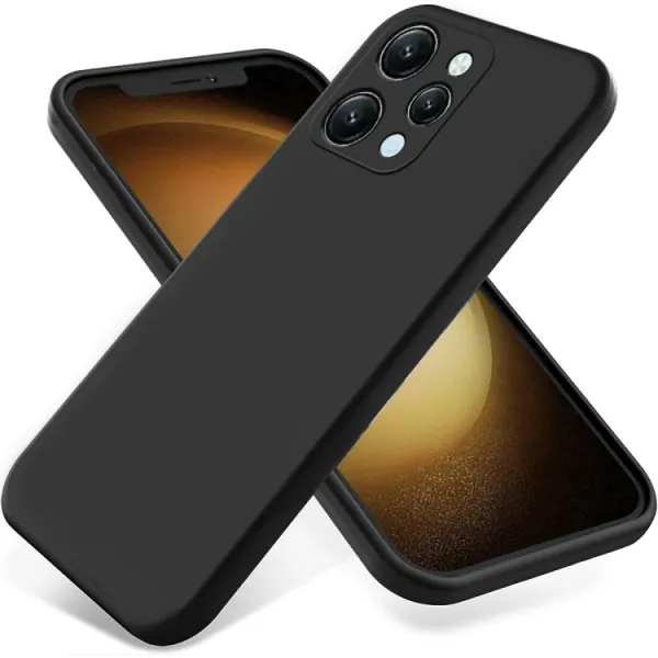 RUBBER Ochranný kryt pre Xiaomi Redmi 12 čierny