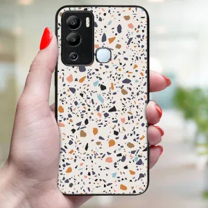 MY ART Ochranný kryt pre Infinix Hot 12i BEIGE TERRAZZO (162)