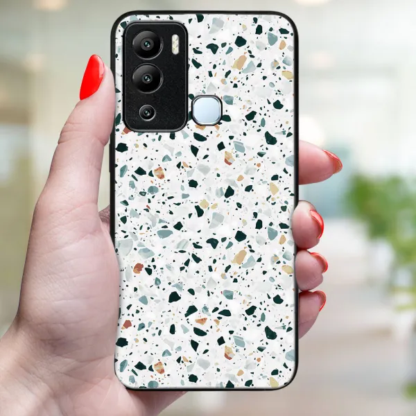MY ART Ochranný kryt pre Infinix Hot 12i GREY TERRAZZO (163)
