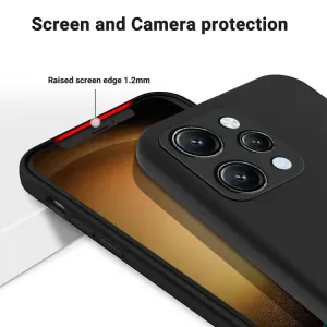 RUBBER Ochranný kryt pre Xiaomi Redmi 12 čierny