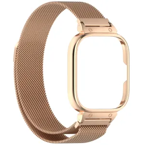 SET MILANESE Kovový obal na hodinky + remienok CMF Watch Pro ružovozlatý