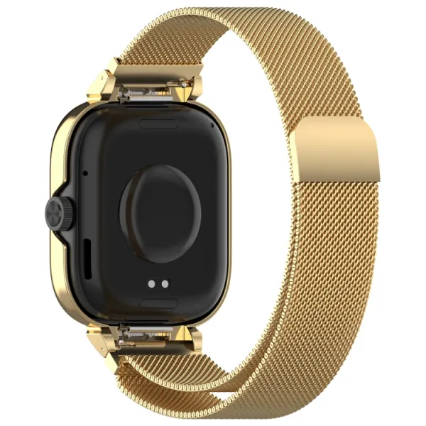 SET MILANESE Kovový obal na hodinky + remienok CMF Watch Pro zlatý