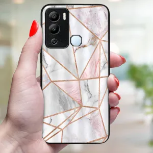MY ART Ochranný kryt pre Infinix Hot 12i PINK MARBLE (143)