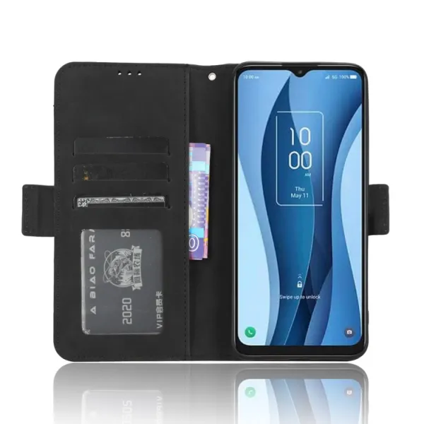 SLOT Peňaženkový obal pre TCL 40 NXTPAPER 5G čierny