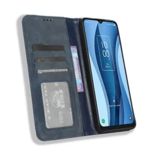 BUSINESS Peňaženkový kryt pre TCL 40 NXTPAPER 5G modrý