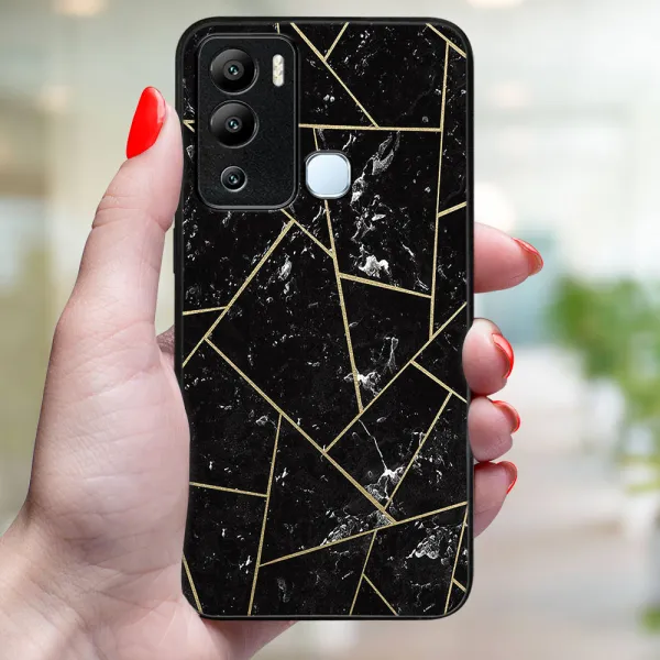 MY ART Ochranný kryt pre Infinix Hot 12i POLYGONAL (150)