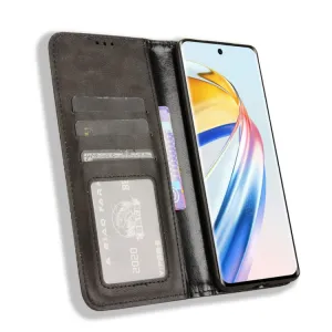 BUSINESS Peňaženkový kryt pre Honor Magic6 Lite 5G čierny