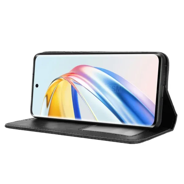 BUSINESS Peňaženkový kryt pre Honor Magic6 Lite 5G čierny