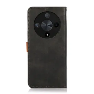 KHAZNEH DUAL-COLOR Peňaženkový kryt pre Honor Magic6 Lite 5G čierny
