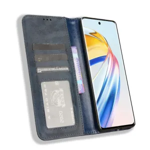 BUSINESS Peňaženkový kryt pre Honor Magic6 Lite 5G modrý