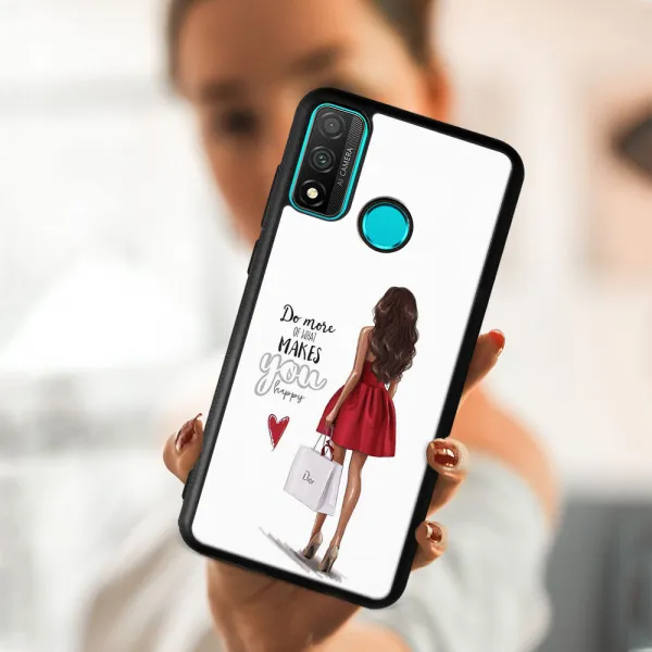MY ART Ochranný kryt pre Huawei P Smart 2020 RED DRESS (137)