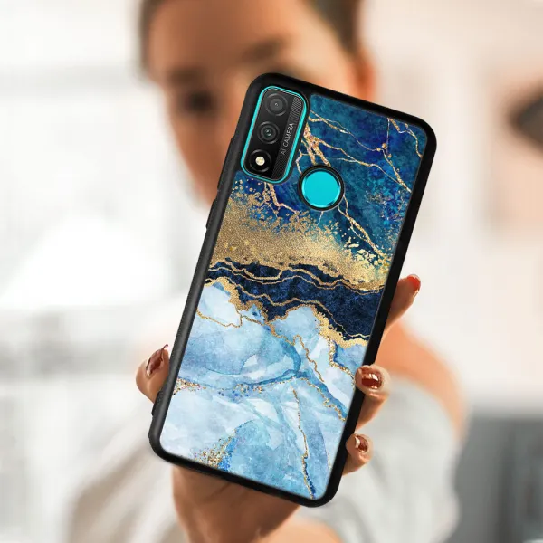 MY ART Ochranný kryt pre Huawei P Smart 2020 BLUE MARBLE (141)