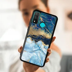 MY ART Ochranný kryt pre Huawei P Smart 2020 BLUE MARBLE (141)