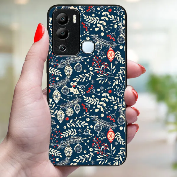 MY ART Kryt s vianočným dizajnom Infinix Hot 12i MISTLETOE (070)