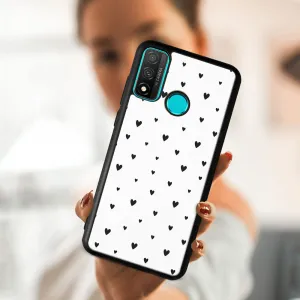 MY ART Ochranný kryt pre Huawei P Smart 2020 BLACK HEARTS (167)