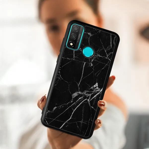 MY ART Ochranný kryt pre Huawei P Smart 2020 BLACK MARBLE (142)