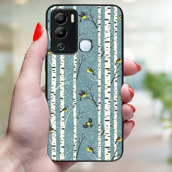 MY ART Kryt s vianočným dizajnom Infinix Hot 12i BIRCH (072)