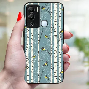 MY ART Kryt s vianočným dizajnom Infinix Hot 12i BIRCH (072)